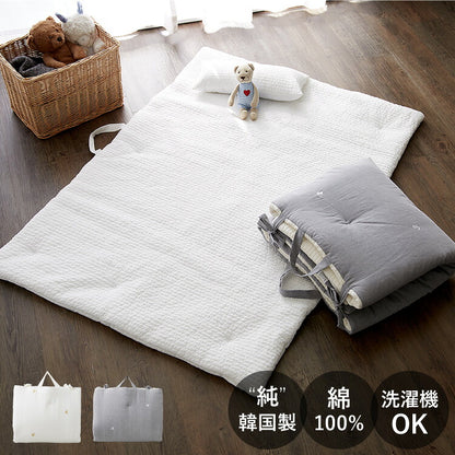 イブル 120×80cm お昼寝かばんになる 敷き布団 洗える 長座布団 プレイマット 布団 お昼寝 韓国製イブル キッズ敷布団 ベビー