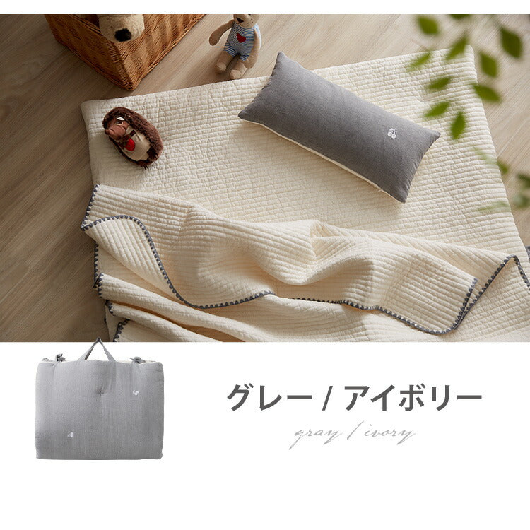 イブル 120×80cm お昼寝かばんになる 敷き布団 洗える 長座布団 プレイマット 布団 お昼寝 韓国製イブル キッズ敷布団 ベビー