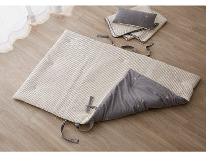 イブル 120×80cm お昼寝かばんになる 敷き布団 洗える 長座布団 プレイマット 布団 お昼寝 韓国製イブル キッズ敷布団 ベビー