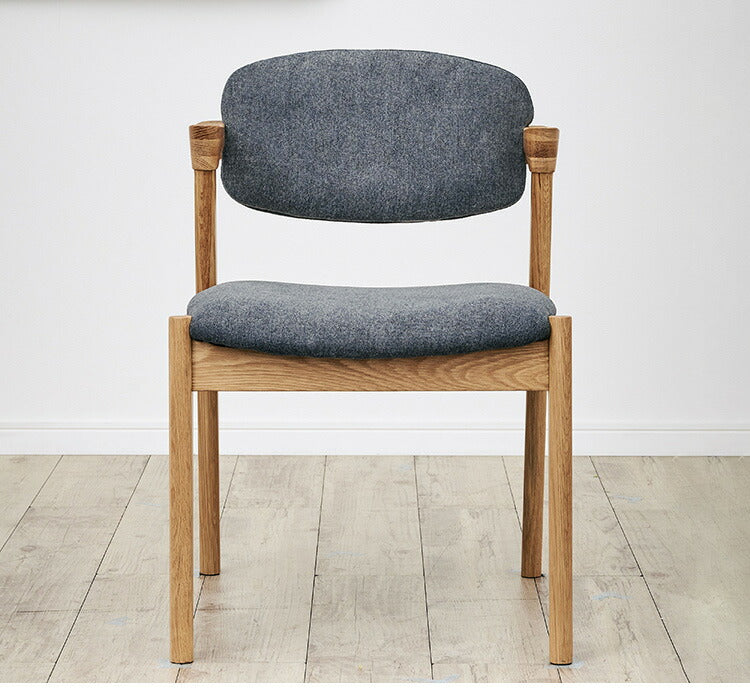 ダイニングチェア 2脚セット 2個組 オーク 天然木 チェア 肘掛け 椅子 いす 合皮 デザインチェア おしゃれ モダン 北欧 シンプル 背もたれ ナチュラル インテリア(代引不可)