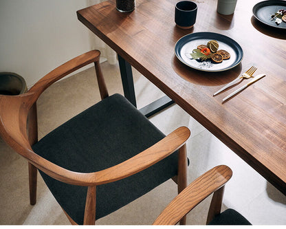 ダイニングセット 4人掛け 4点セット 幅135 ウォールナット無垢材 ベンチ ダイニングテーブルセット 合皮 天然木 ダイニングチェア 食卓 テーブル 椅子 いす(代引不可)