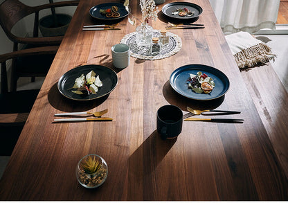 ダイニングセット 4人掛け 4点セット 幅150 ウォールナット無垢材 ベンチ ダイニングテーブルセット 合皮 天然木 ダイニングチェア 食卓 テーブル 椅子 いす(代引不可)