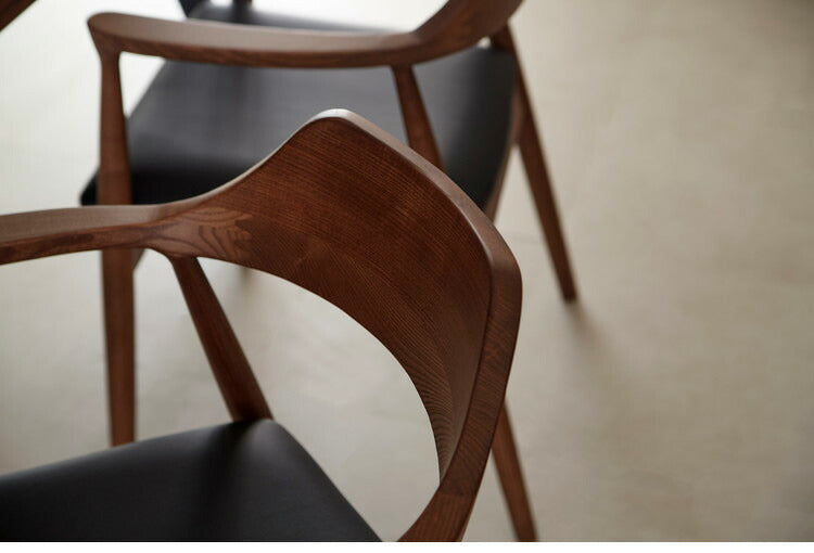 ダイニングセット 4人掛け 5点セット 幅165 ウォールナット無垢材 ダイニングテーブルセット 合皮 天然木 ダイニングチェア 食卓 テーブル 椅子 いす(代引不可)