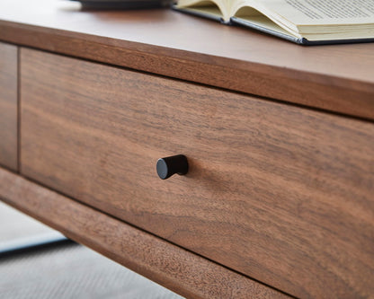 センターテーブル 幅120cm 長方形 コーヒーテーブル タモ ウォールナット 天然木 木製 木目調 スチール ローテーブル 収納付き 引き出し付き コンパクト おしゃれ 北欧 一人暮らし 新生活(代引不可)