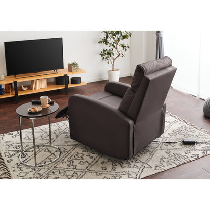 リクライニングチェア 電動 ソファー 1人掛け ハイバック 1人掛けソファー リクライニングソファ リクライニングソファー オットマン 1人用 一人用 おしゃれ 一人暮らし フレア 関家具(代引不可)