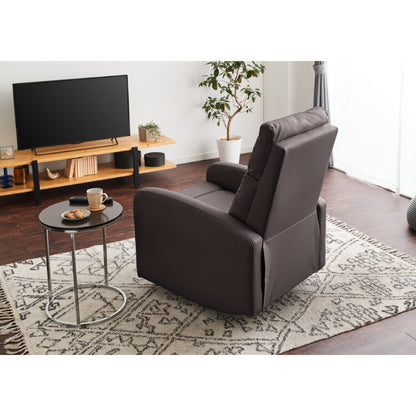 リクライニングチェア 手動 ソファー 1人掛け ハイバック 1人掛けソファー リクライニングソファ リクライニングソファー オットマン 1人用 一人用 おしゃれ 一人暮らし フレア 関家具(代引不可)