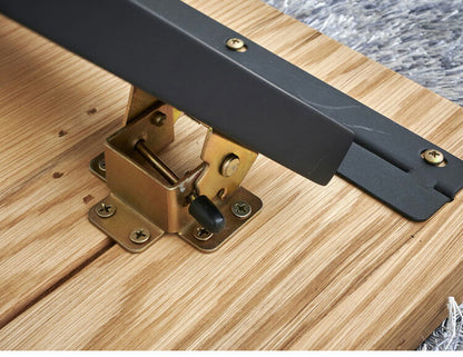 センターテーブル 折り畳み 折りたたみ 幅100 おしゃれ 天然木 無垢材 ウォールナット ブラック オーク ナチュラル ブラウン 一枚板風 ローテーブル リビングテーブル 木製 木目(代引不可)