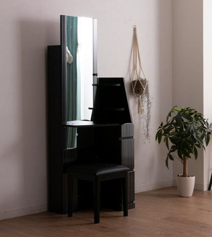 スツール 椅子 幅38 高さ42 アンティーク調 ドレッサースツール チェア 白 黒 ホワイト ブラック モノトーン かわいい 北欧 韓国インテリア おしゃれ(代引不可)