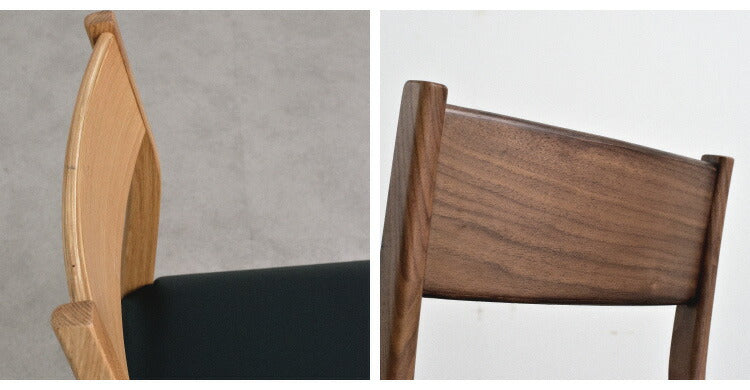 ダイニングチェア 2脚セット 2個組 オーク 天然木 チェア 肘掛け 椅子 いす 合皮 デザインチェア おしゃれ モダン 北欧 シンプル 背もたれ ナチュラル インテリア(代引不可)