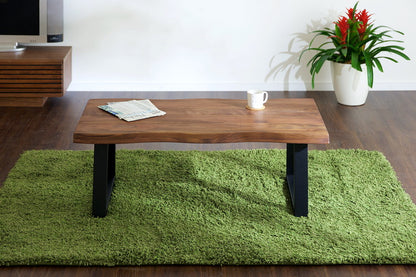 センターテーブル 幅110cm 高級材ウォールナット無垢 木製 オイル塗装 おしゃれ 北欧 ヴィンテージ リビングテーブル コーヒーテーブル シンプル 座卓 ローテーブル カフェ レトロ 一人暮らし(代引不可)