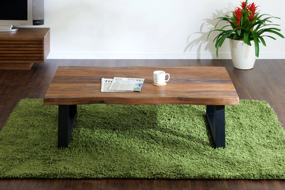 センターテーブル 幅120cm 高級材ウォールナット無垢 木製 オイル塗装 おしゃれ 北欧 ヴィンテージ リビングテーブル コーヒーテーブル シンプル 座卓 ローテーブル カフェ レトロ 一人暮らし(代引不可)