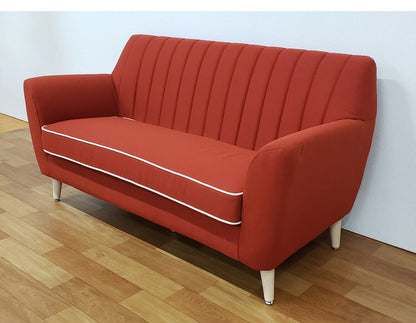 ソファ 2.5人掛け 幅165cm ファブリック おしゃれ 北欧 ローソファ フロアソファ 2人掛け 3人掛け 肘あり 肘掛け シンプル 脚 取り外し 新生活 一人暮らし 脚 取り付け(代引不可)