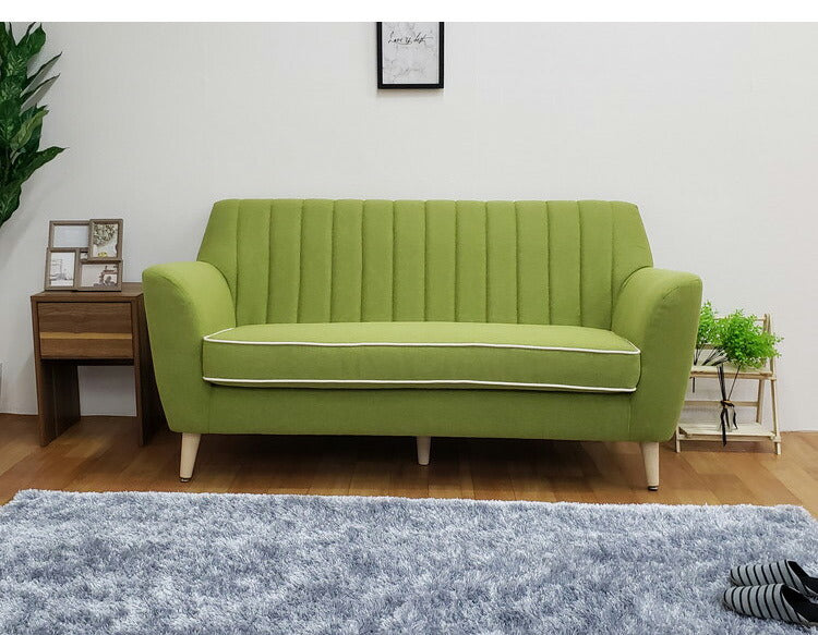 ソファ 2.5人掛け 幅165cm ファブリック おしゃれ 北欧 ローソファ フロアソファ 2人掛け 3人掛け 肘あり 肘掛け シンプル 脚 取り外し 新生活 一人暮らし 脚 取り付け(代引不可)