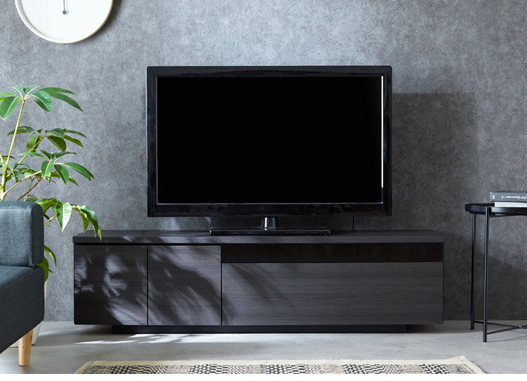 テレビ台 ローボード 白 幅150 完成品 国産 奥行39 高さ40 おしゃれ ブラック ガラス リビング 収納 TVラック TVボード 木目 テレビボード(代引不可)