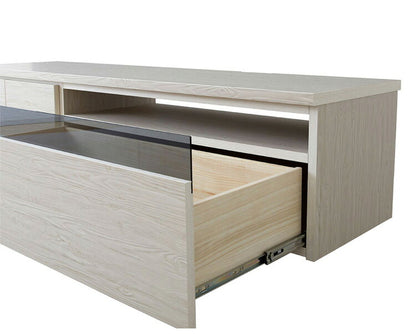 テレビ台 ローボード 白 幅150 完成品 国産 奥行39 高さ40 おしゃれ ブラック ガラス リビング 収納 TVラック TVボード 木目 テレビボード(代引不可)