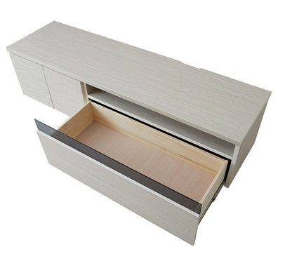 テレビ台 ローボード 白 幅150 完成品 国産 奥行39 高さ40 おしゃれ ブラック ガラス リビング 収納 TVラック TVボード 木目 テレビボード(代引不可)