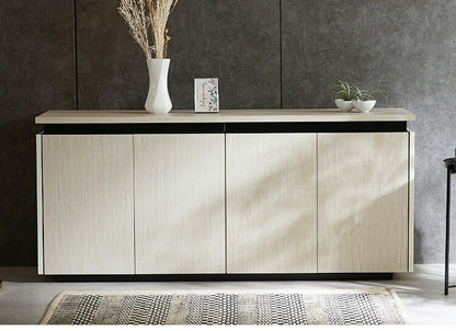 サイドボード キャビネット 幅160 奥行40 高さ70 完成品 ライティングビューロー おしゃれ 国産 スライドレール 白 ホワイト ブラック 木目 木製(代引不可)