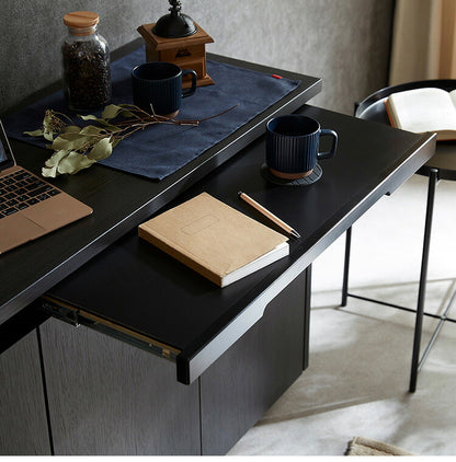 サイドボード キャビネット 幅160 奥行40 高さ70 完成品 ライティングビューロー おしゃれ 国産 スライドレール 白 ホワイト ブラック 木目 木製(代引不可)