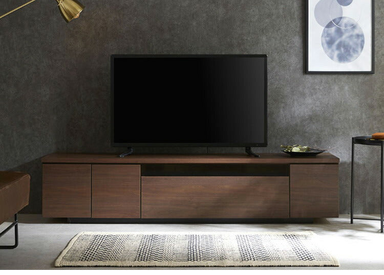 テレビ台 ローボード 白 幅180 完成品 国産 奥行39 高さ40 おしゃれ ブラック ガラス リビング 収納 TVラック TVボード 木目 テレビボード(代引不可)