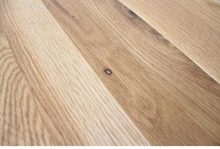 ダイニングテーブル 単品 幅185 オーク無垢材 ブラック ナチュラル 6人掛け リビング テーブル ダイニング おしゃれ 北欧 モダン 食卓 テーブル 天然木(代引不可)