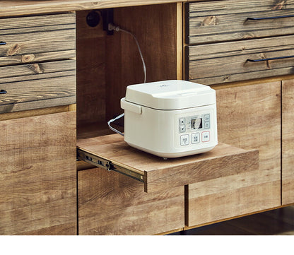 キッチンカウンター 幅約120cm 木目調 日本製 完成品 キッチン収納 キッチンボード おしゃれ レンジ台 北欧 ヴィンテージ 食器棚 収納棚 一人暮らし(代引不可)