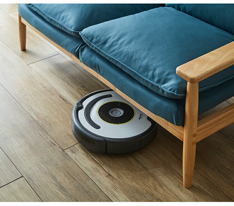 ソファー 幅126cm 2人掛け ソファ おしゃれ 木製 北欧 リクライニング リクライニングソファ 6段階調整可能 木肘ソファ カフェ 無垢材 ナチュラル 広め ファブリック(代引不可)