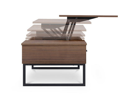 リビングテーブル 幅120cm 昇降テーブル ローテーブル リフティングテーブル 天然木 センターテーブル PCデスク コンパクト テレワーク 在宅ワーク おしゃれ 北欧 シンプル モダン 天板昇降(代引不可)