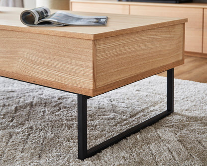 リビングテーブル 幅120cm 昇降テーブル ローテーブル リフティングテーブル 天然木 センターテーブル PCデスク コンパクト テレワーク 在宅ワーク おしゃれ 北欧 シンプル モダン 天板昇降(代引不可)