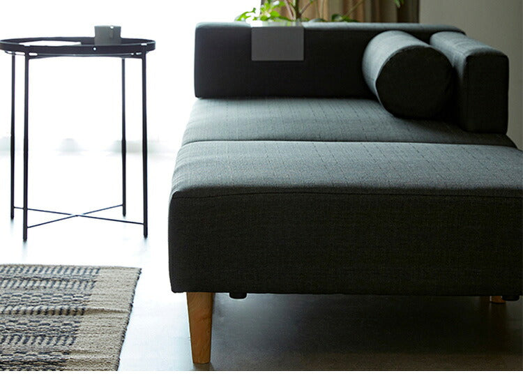 ソファ ソファー ローソファ カウチソファー テーブル付き ソファーベッド レイアウト自在 2Pソファ 二人掛け 三人掛け 幅120 sofa ファブリック おしゃれ 北欧(代引不可)