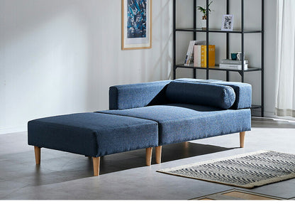 ソファ ソファー ローソファ カウチソファー テーブル付き ソファーベッド レイアウト自在 2Pソファ 二人掛け 三人掛け 幅120 sofa ファブリック おしゃれ 北欧(代引不可)