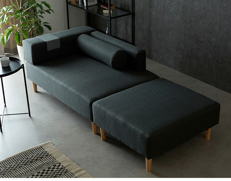 ソファ ソファー ローソファ カウチソファー テーブル付き ソファーベッド レイアウト自在 2Pソファ 二人掛け 三人掛け 幅120 sofa ファブリック おしゃれ 北欧(代引不可)