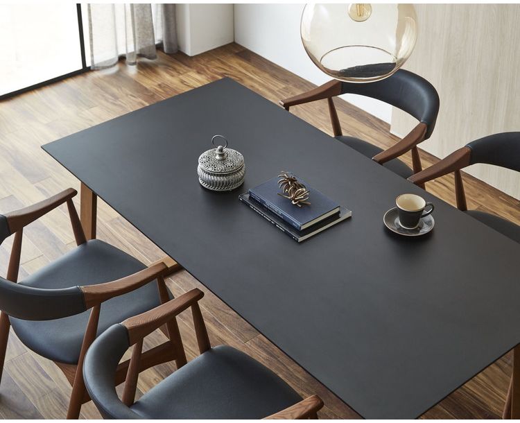 ダイニングテーブルセット 天然木 ダイニング5点セット 無垢集成材 ウォールナット 肘付き ヒジツキ 肘 4人掛け 160×80 スクエア脚 肘付 おしゃれ テーブル チェア 4脚(代引不可)