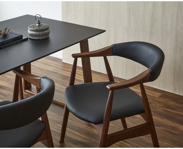 ダイニングチェア 天然木 肘付き ヒジツキ 肘テーブル引っ掛け インテリア チェア チェアー いす イス 椅子 ダイニングチェアーチェアチェアー シンプル ナチュラル 北欧 モダン(代引不可)