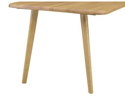 ダイニングテーブル 幅100cm 北欧スタイル コンパクト 無垢集成材 ウォールナット オーク 角丸長方形 4本脚 ウレタン塗装 食卓テーブル 天然木 ナチュラル シンプル モダン 北欧 おしゃれ(代引不可)