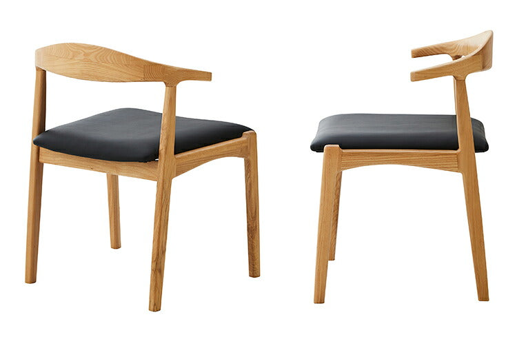 ダイニングテーブルセット 2人用 3点セット 北欧スタイル コンパクト 無垢集成材 ウォールナット オーク 角丸長方形 ナチュラル シンプル モダン 北欧 おしゃれ(代引不可)