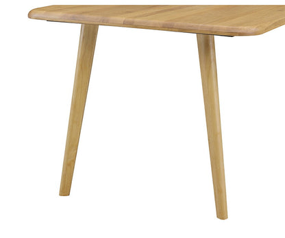 ダイニングテーブルセット 4人用 5点セット 北欧スタイル コンパクト 無垢集成材 ウォールナット オーク 角丸長方形 ナチュラル シンプル モダン 北欧 おしゃれ(代引不可)