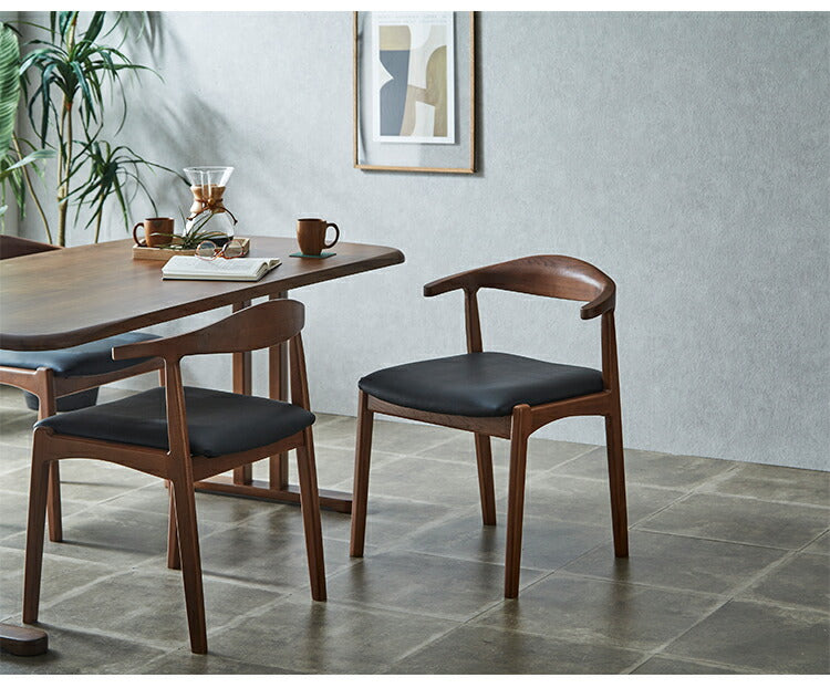 ダイニングテーブル 幅165cm 北欧スタイル コンパクト 無垢集成材 ウォールナット オーク 角丸長方形 T脚 ウレタン塗装 食卓テーブル 天然木 ナチュラル シンプル モダン 北欧 おしゃれ(代引不可)