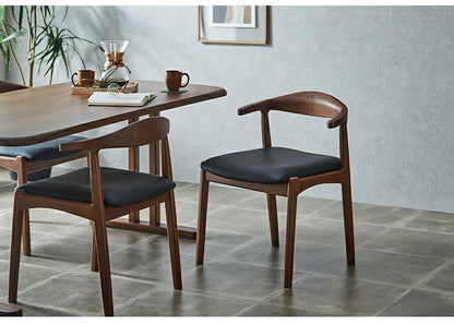 ダイニングテーブルセット 4人用 5点セット 北欧スタイル コンパクト 無垢集成材 ウォールナット オーク 角丸長方形 ナチュラル シンプル モダン 北欧 おしゃれ(代引不可)