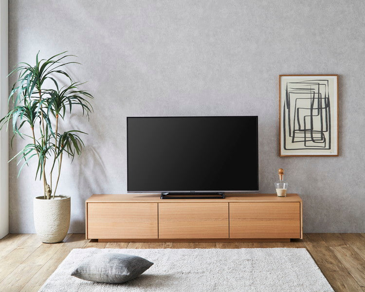 テレビ台 幅180cm テレビボード 天然木 完成品 収納付き ローボード おしゃれ 北欧 モダン リビング 収納棚 フルオープンスライドレール TV台 TVボード シンプル 一人暮らし(代引不可)