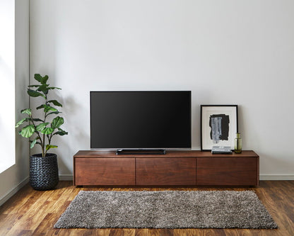 テレビ台 幅200cm テレビボード 天然木 完成品 収納付き ローボード おしゃれ 北欧 モダン リビング 収納棚 フルオープンスライドレール TV台 TVボード シンプル 一人暮らし(代引不可)