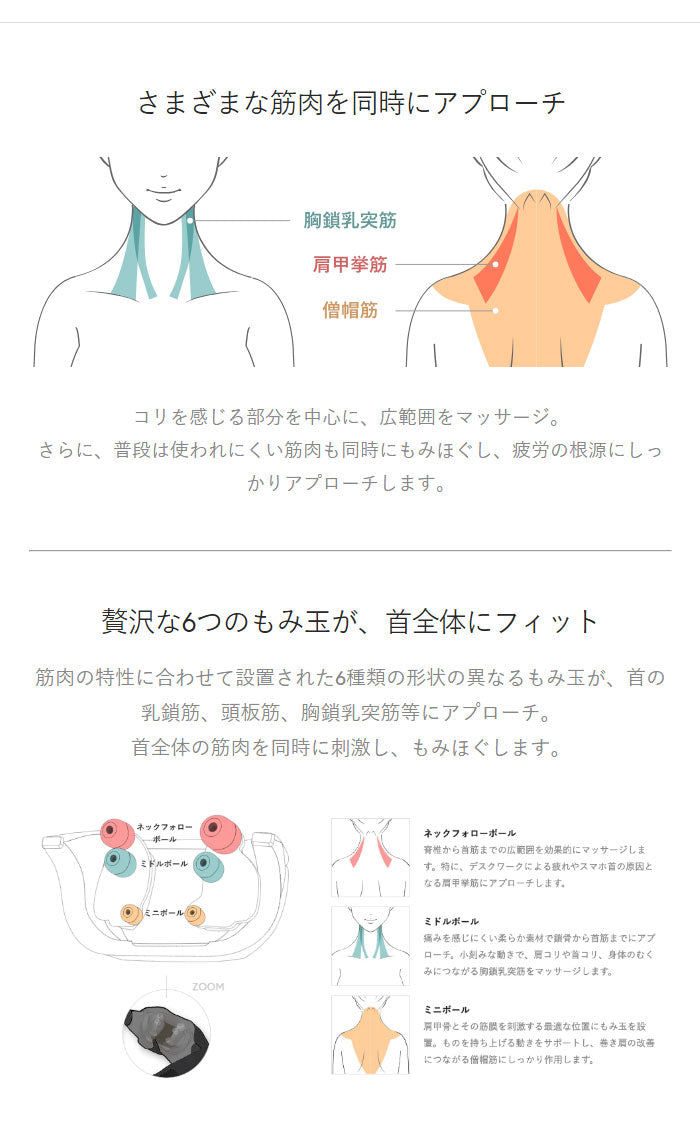 AiMY エイミー ネックショルダーマッサージャー NECK SHOULDER MASSAGER マッサージ 首 肩 ヒーター付き コードレス 太もも 背中 リラックス デスク むくみ プレゼント ギフト AIM-027