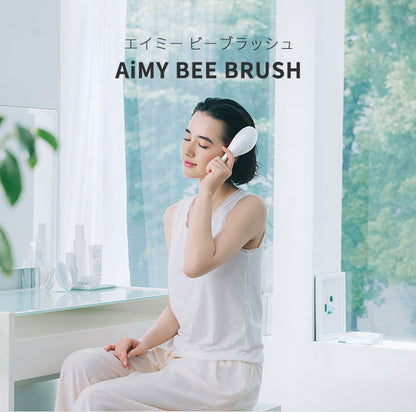 AiMY エイミー ビーブラッシュ BEE BRUSH 電気ブラシ ブラシ EMS 美顔器 頭皮 頭筋 リフト エイジングケア 美容家電 ほうれい線 毛穴 スパ ヘッドスパ 美肌 口角 小顔 プレゼント ギフト AIM-BT130