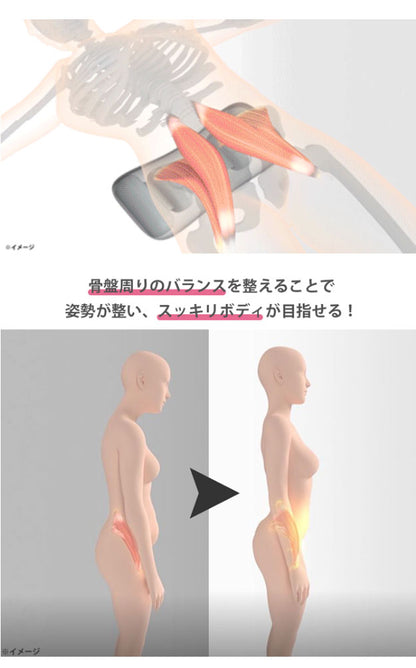 AiMY エイミー 3in1 ストレッチマシン EMS 筋肉 ストレッチ 健康器具 ストレッチマシン 腰 背中 背筋 足 脚 家庭用 伸ばし器具 プレゼント ギフト AIM-FN064