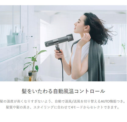 AiMY エイミー ビュートリートプロ ドライヤー 速乾 大風量 小型 軽量 マイナスイオン うるおい 乾燥機 プレゼント ギフト AIM-HD01