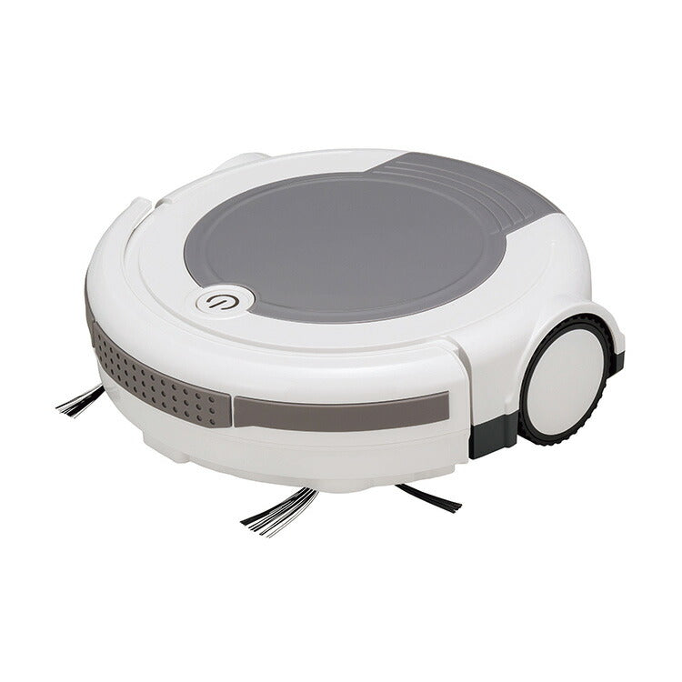 ecomo ロボットクリーナー ツカモトエイム ロボット掃除機 お掃除ロボット 全自動掃除機 ポンテライン エコモ ピュアホワイト AIM-RC21 ダブル回転ブラシ 軽量 コンパクト