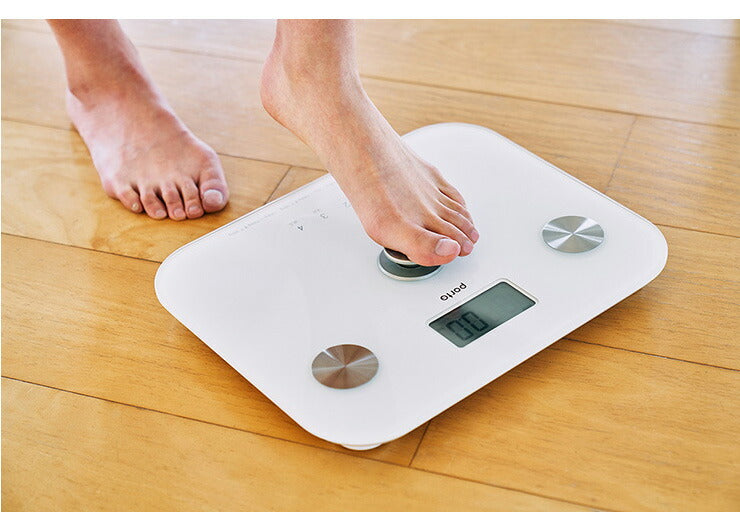 ポルト polto 電池不要 体組成計 へルスメーター シックスバランス 半永久使用 エコ体組成計 筋肉率 BMI 体脂肪率 体重計 ボディスケール シンプル コンパクト ダイエット 健康管理 新生活 AIM-WS10