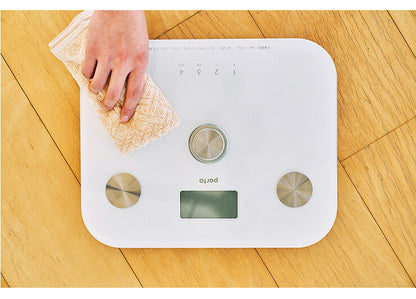 ポルト polto 電池不要 体組成計 へルスメーター シックスバランス 半永久使用 エコ体組成計 筋肉率 BMI 体脂肪率 体重計 ボディスケール シンプル コンパクト ダイエット 健康管理 新生活 AIM-WS10