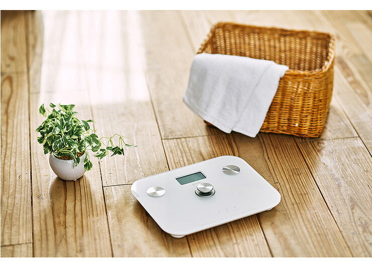ポルト polto 電池不要 体組成計 へルスメーター シックスバランス 半永久使用 エコ体組成計 筋肉率 BMI 体脂肪率 体重計 ボディスケール シンプル コンパクト ダイエット 健康管理 新生活 AIM-WS10
