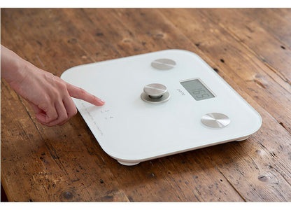 ポルト polto 電池不要 体組成計 へルスメーター シックスバランス 半永久使用 エコ体組成計 筋肉率 BMI 体脂肪率 体重計 ボディスケール シンプル コンパクト ダイエット 健康管理 新生活 AIM-WS10