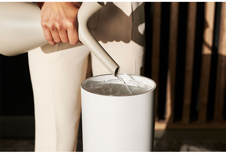 duux Beam デュクス ビーム mini 上部給水 超音波式 加湿器 3L リモコン付き スタイリッシュ おしゃれ タワー型 スタンド式 ヨーロッパ家電 省エネ フラットライト付き DXHU